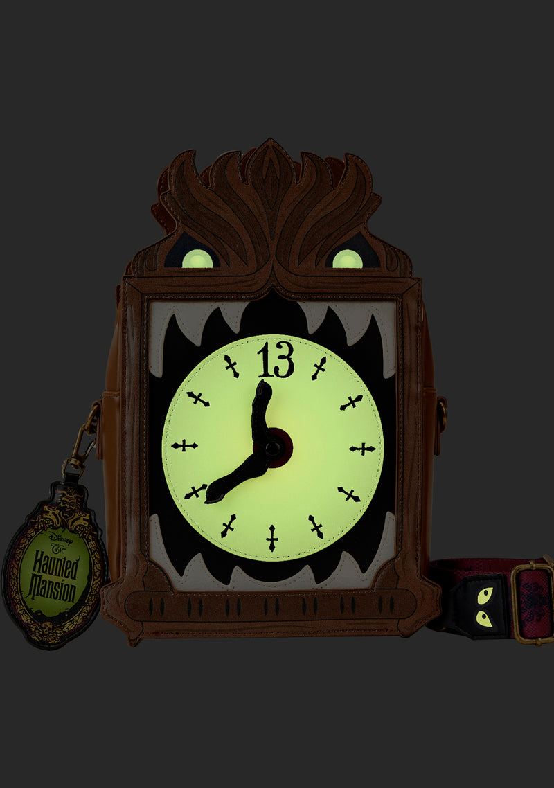 Disney Haunted Mansion Clock Crossbody Bag