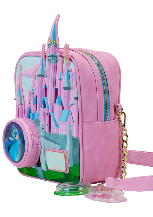 Disney Sleeping Beauty Stained Glass Castle Crossbody Bag