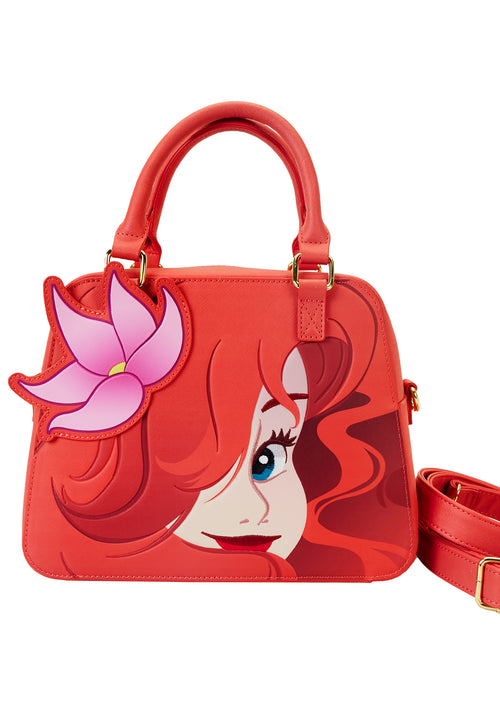 Disney The Little Mermaid 35th Anniversary Ariel Face Crossbody Bag
