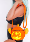 Disney Stitch Figural Pumpkin Crossbody Bag