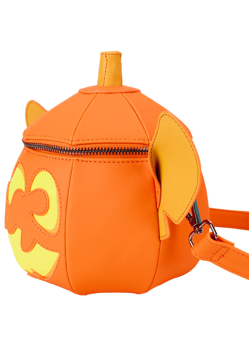 Disney Stitch Figural Pumpkin Crossbody Bag