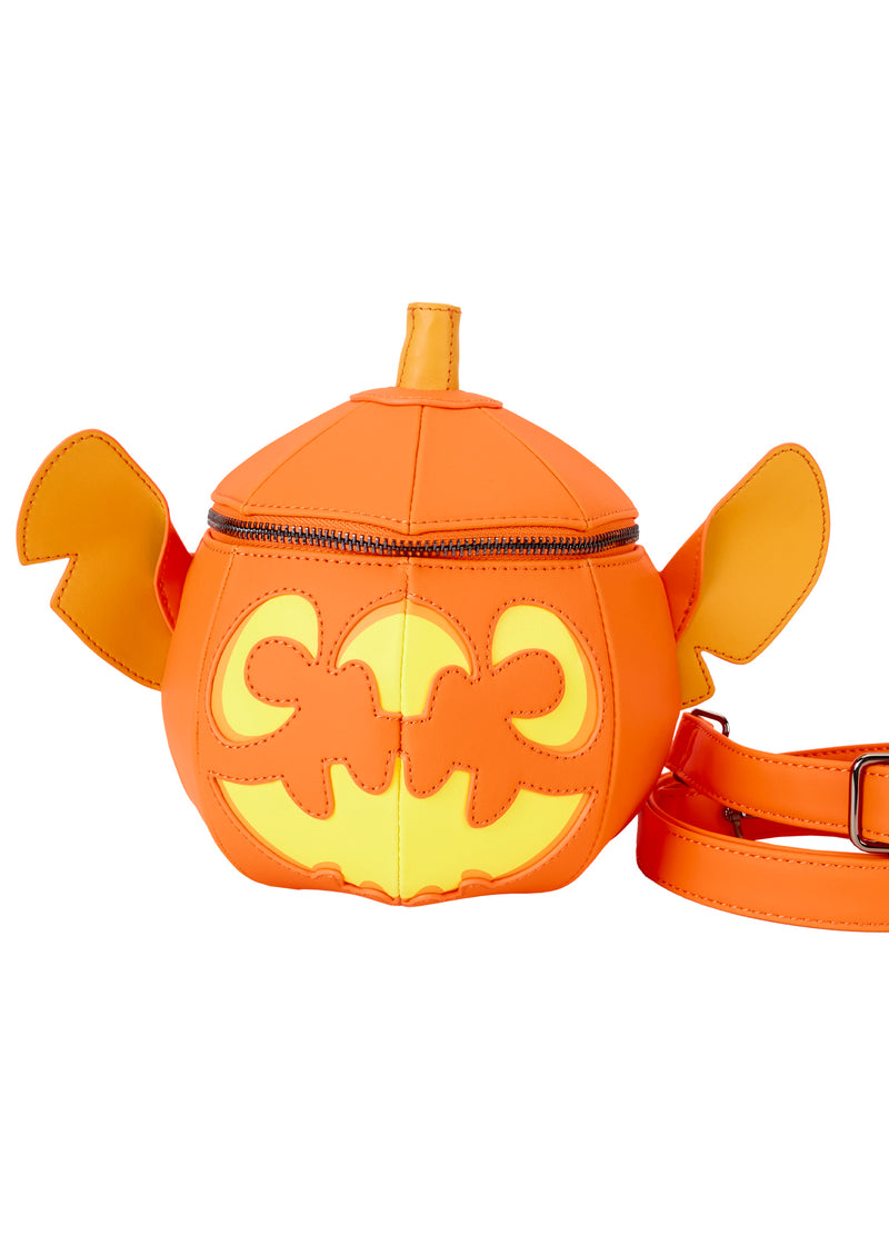 Disney Stitch Figural Pumpkin Crossbody Bag