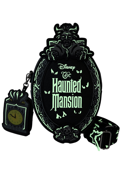 Disney Haunted Mansion Plaque Crossbody Bag