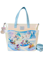 Disney Mickey & Friends Winter Wonderland Convertible Tote Bag