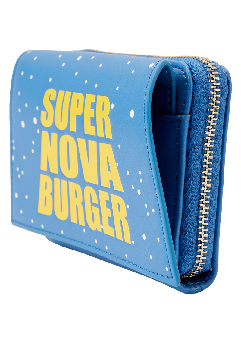 Disney Pixar Toy Story Pizza Planet Super Nova Burger Zip Wallet
