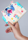 Disney Stitch Sandcastle Beach Surprise Zip Wallet