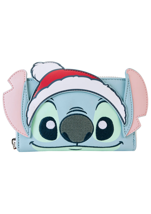 Disney Stitch Holiday Cosplay Zip Around Wallet