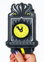 Disney Haunted Mansion Welcome Foolish Mortals Clock Card Holder