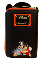 Disney Winnie The Pooh Skeleton Tigger Zip Wallet