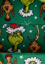 Dr Seuss Grinch Christmas Wreath Figural Lenticular Crossbody Bag