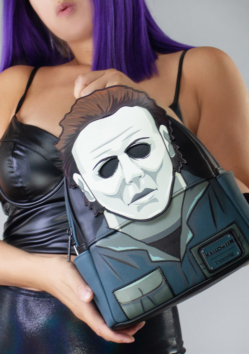 Halloween Michael Myers Cosplay Mini Backpack