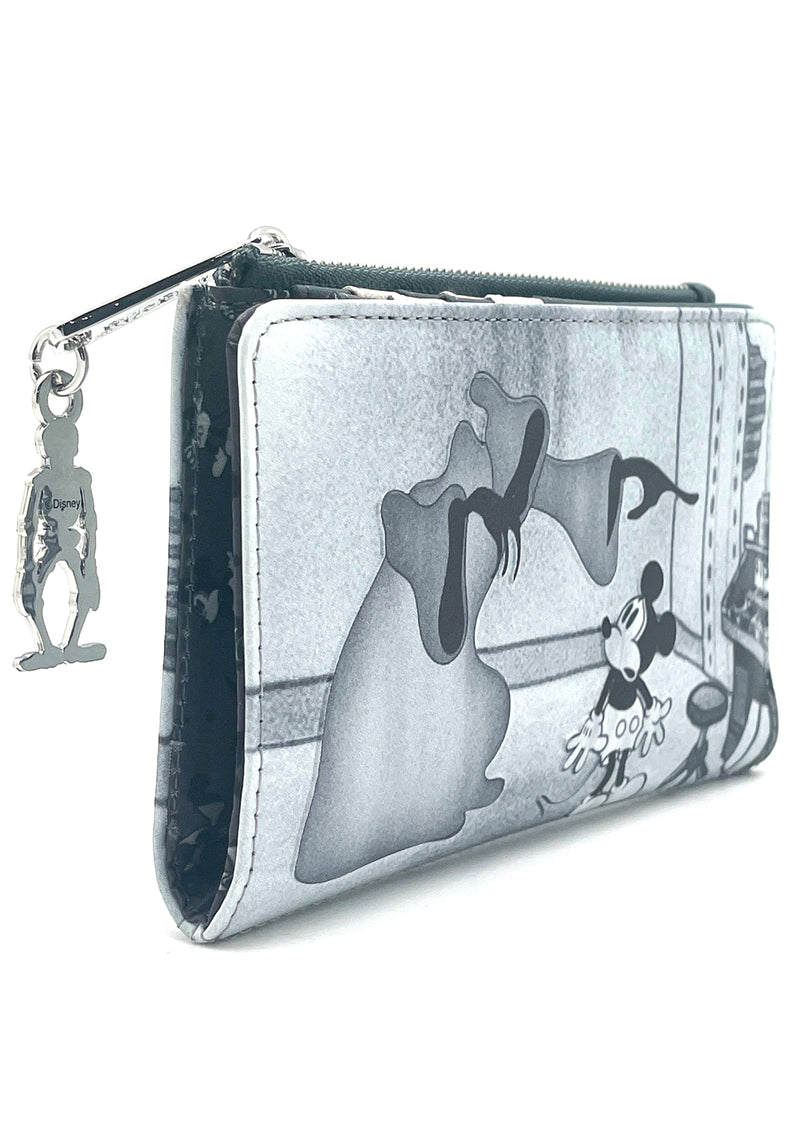 X LASR Exclusive Disney The Haunted House Mickey Flap Wallet
