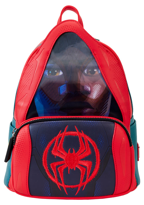 Marvel Spider-Verse Miles Morales Hoodie Cosplay Mini Backpack