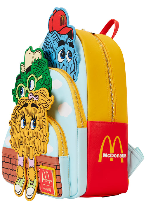 McDonald's Triple Pocket Fry Guys Mini Backpack
