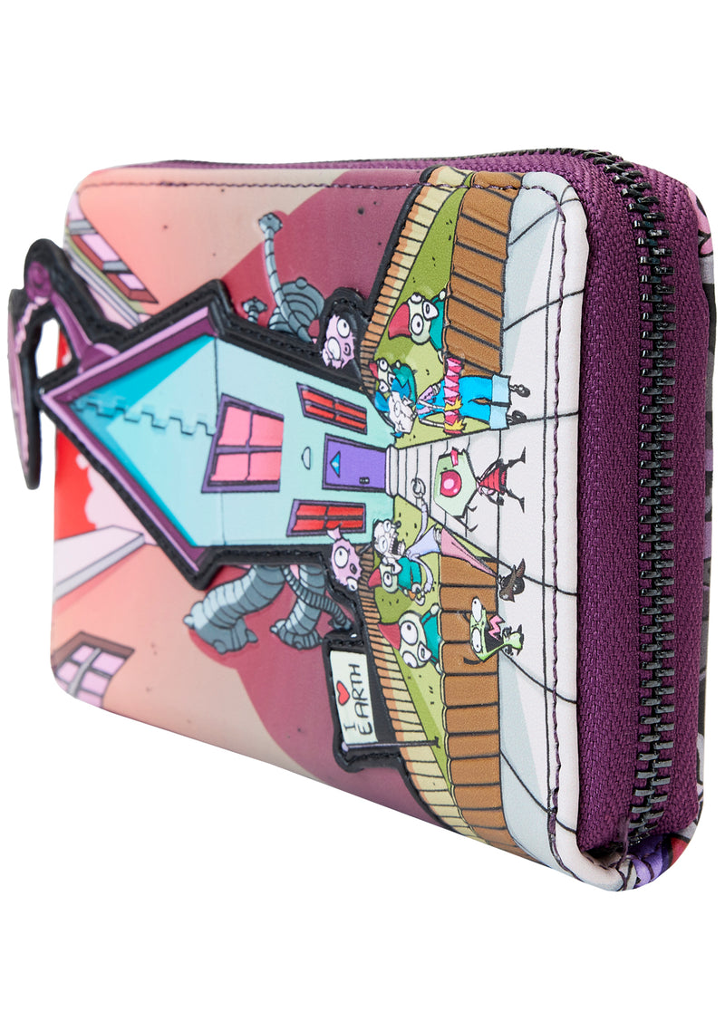 Nickelodeon Invader Zim Secret Lair Zip Around Wallet