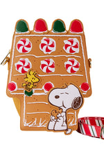 Peanuts Snoopy Gingerbread House Figural Crossbody Bag