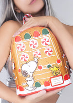 Peanuts Snoopy Gingerbread House Mini Backpack