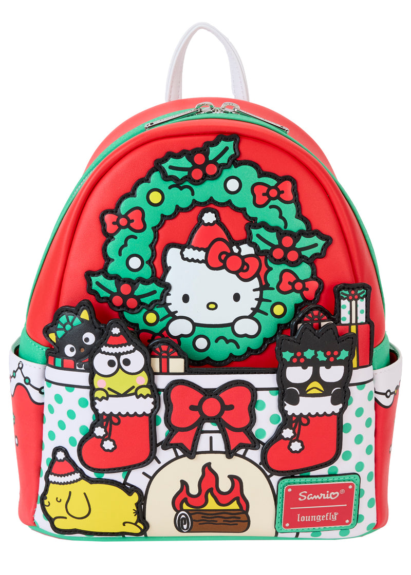 Sanrio Hello Kitty & Friends Holiday Fire Place Mini Backpack