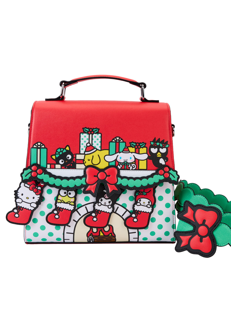 Sanrio Hello Kitty & Friends Holiday Fire Place Crossbody Bag