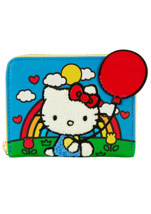 Hello Kitty 50th Anniversary Chenille Zip Around Wallet