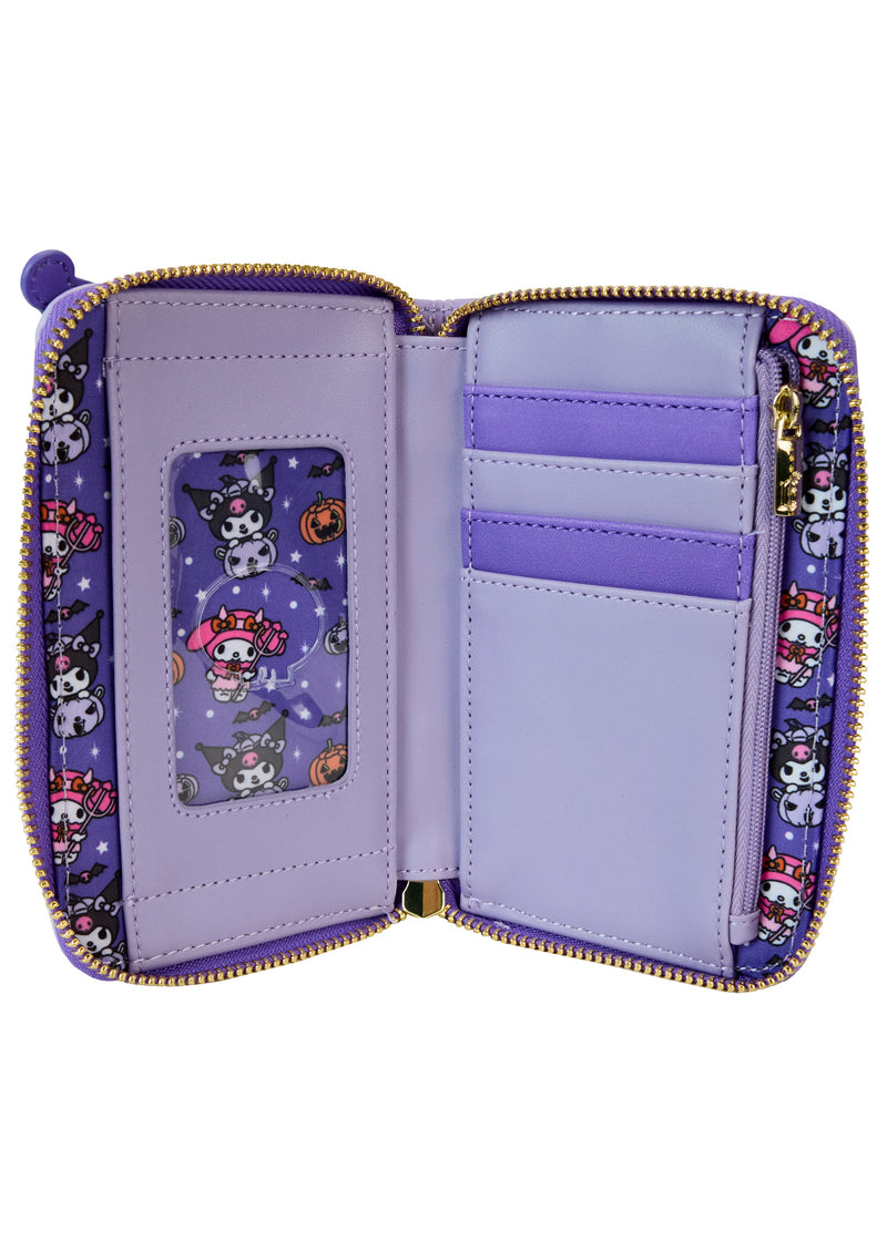 Sanrio Kuromi Pumpkin Zip Wallet