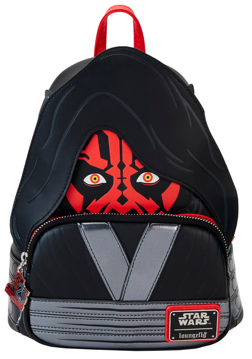 Star Wars Phantom Menace 25th Anniversary Darth Maul Detached Hood Cosplay Mini Backpack