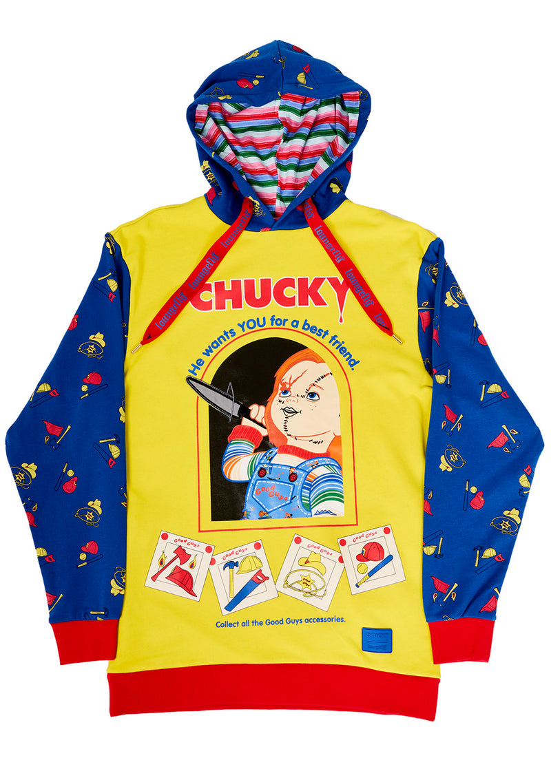 Chucky Good Guys Color Block Unisex Hoodie