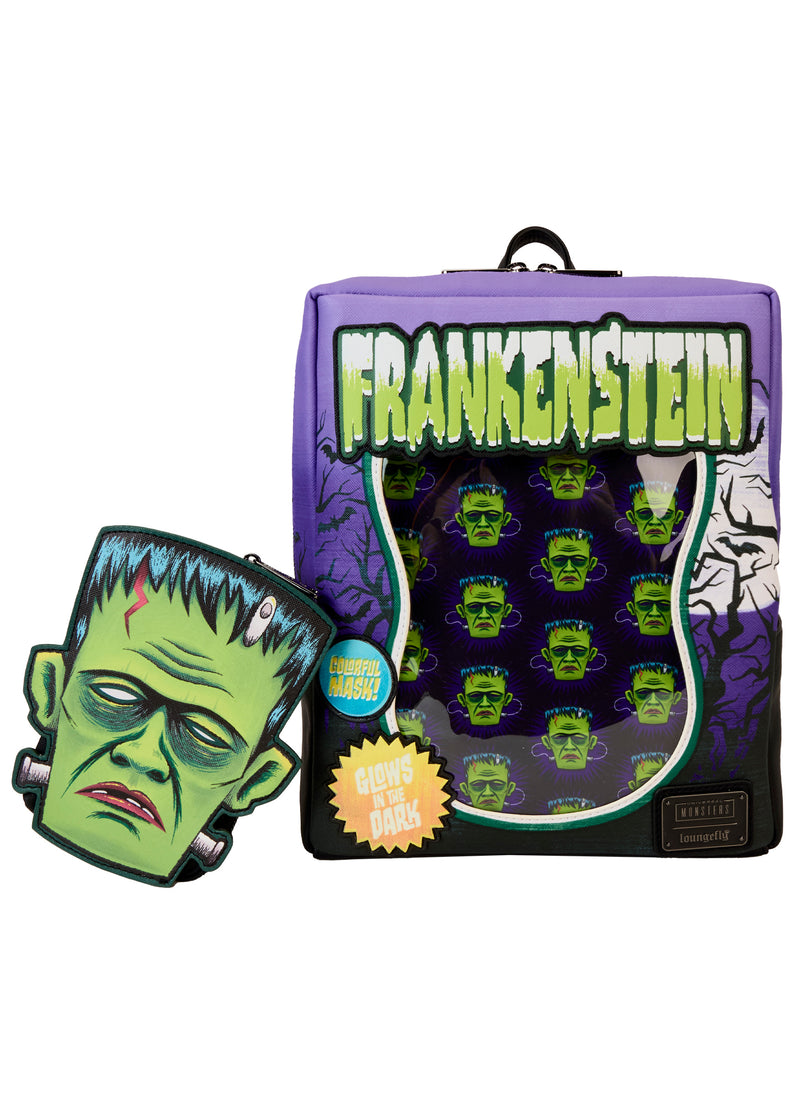 Universal Monsters Frankenstein Neon Mask Mini Backpack