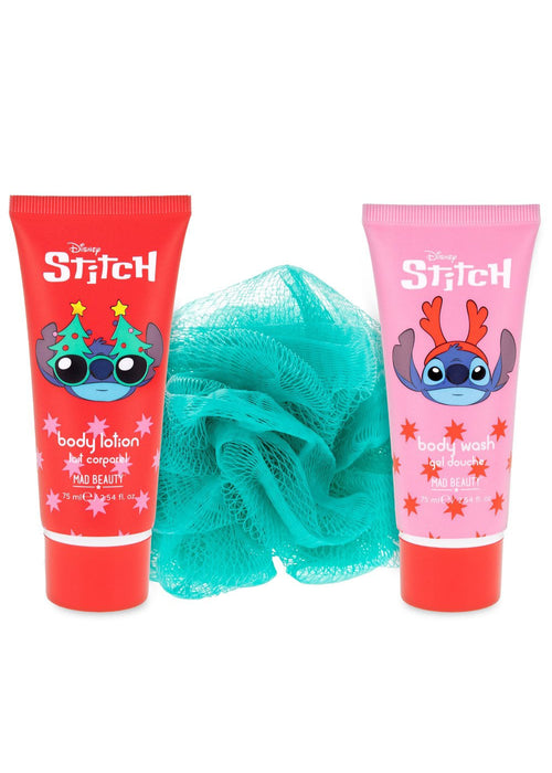Disney Stitch at Christmas 4PC Bath & Body Set