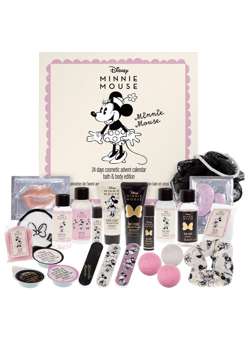 Disney Minnie Bow Magic 24 Days Advent Calendar Bath & Body Set