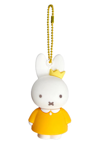 Miffy Rubber Mascot Keychain in Orange BK100446H | LASR – LA Style