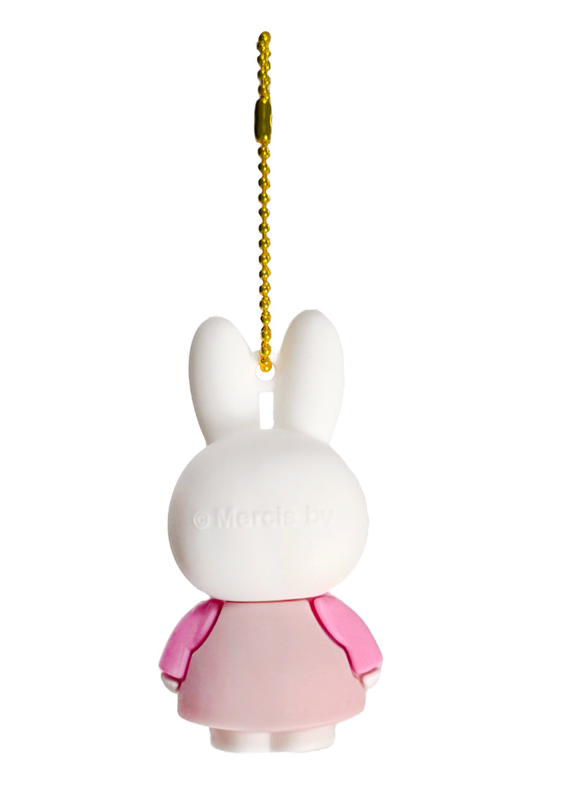 Miffy Rubber Mascot Keychain in Pink