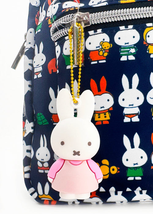 Miffy Rubber Mascot Keychain in Pink