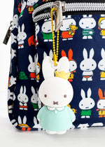 Miffy Rubber Mascot Keychain in Teal