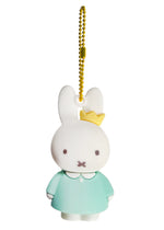 Miffy Rubber Mascot Keychain in Teal