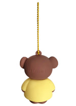 Miffy Boris Bear Rubber Mascot Keychain 2.0 in Yellow