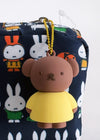 Miffy Boris Bear Rubber Mascot Keychain 2.0 in Yellow