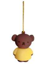 Miffy Boris Bear Rubber Mascot Keychain 2.0 in Yellow