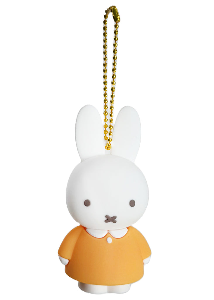 Miffy Rubber Mascot Keychain 2.0 in Orange BK100473 | LASR – LA