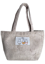 Miffy & Friends Stone Corduroy Tote