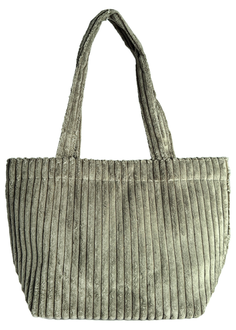 Miffy & Snuffy Olive Corduroy Tote