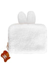 Miffy Face Sherpa Zip Pouch