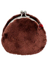 Monchhichi-Kun Face Plush Coin Bag