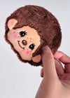 Monchhichi-Kun Face Plush Coin Bag