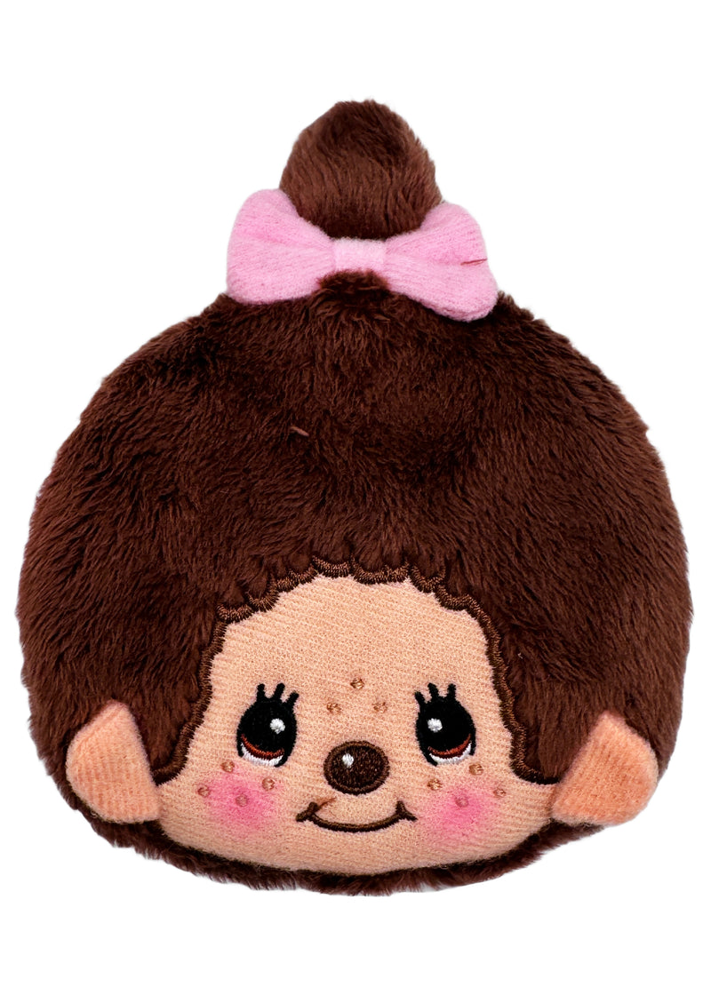 Monchhichi-Chan Face Plush Coin Bag