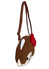 Monchhichi X Sanrio Hello Kitty Face Plush Crossbody Bag -Limited Edition