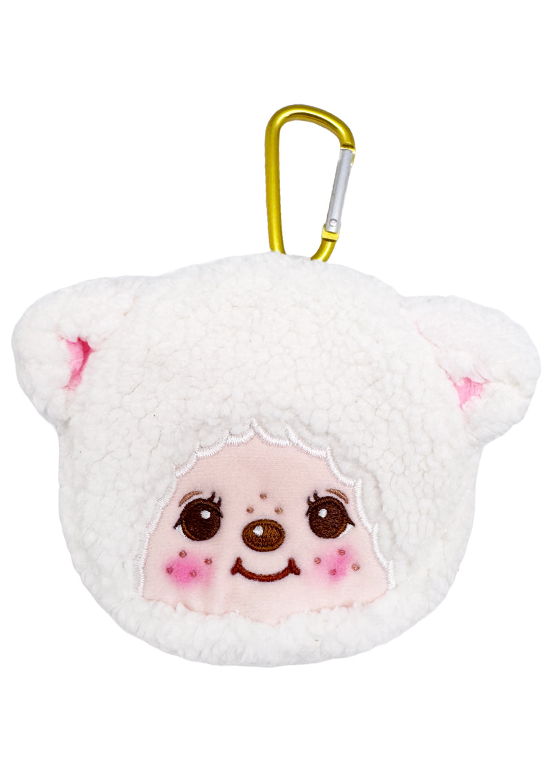 Monchhichi Cham Cham Bear Plush Coin Pouch