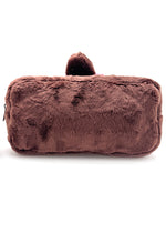 Monchhichi-Chan Face Plush Cosmetic Bag