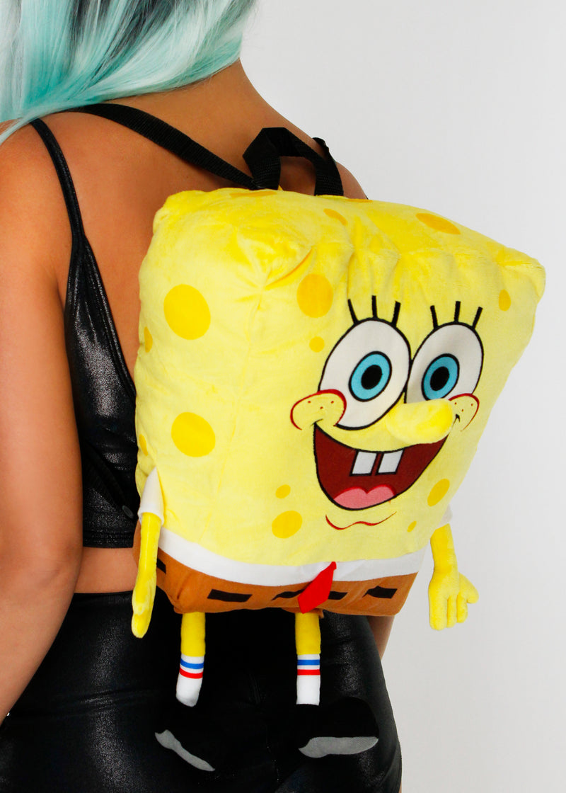 Spongebob plush backpack on sale