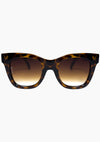 Otra Cece Sunglasses in Tortoise/Brown Fade